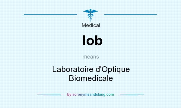 What does lob mean? It stands for Laboratoire d`Optique Biomedicale