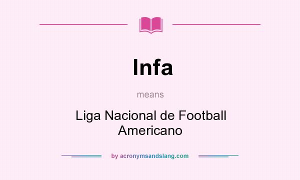 What does lnfa mean? It stands for Liga Nacional de Football Americano