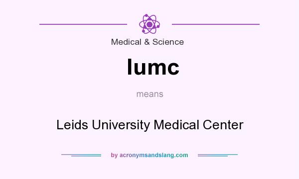 What does lumc mean? It stands for Leids University Medical Center