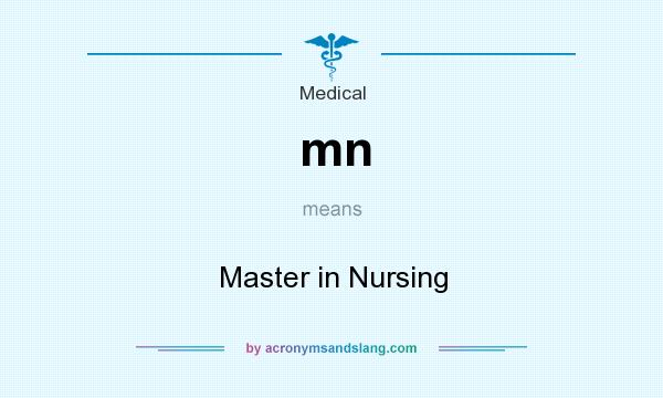 What does mn mean? It stands for Master in Nursing
