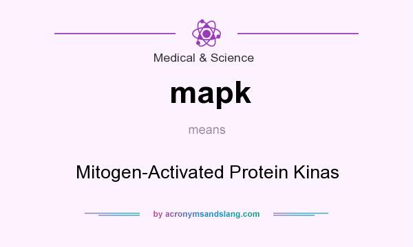 What does mapk mean? It stands for Mitogen-Activated Protein Kinas
