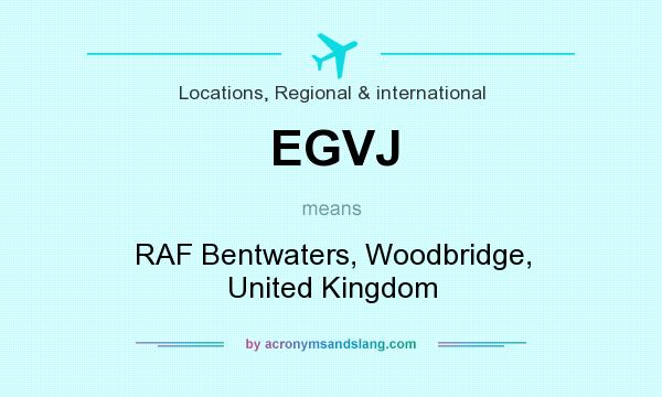 What does EGVJ mean? It stands for RAF Bentwaters, Woodbridge, United Kingdom