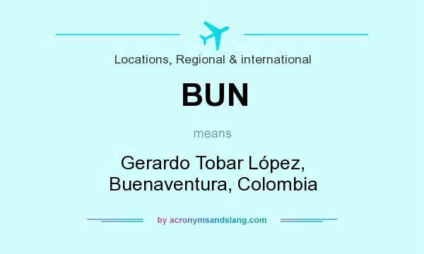 What does BUN mean? It stands for Gerardo Tobar López, Buenaventura, Colombia