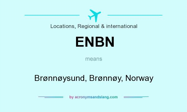 What does ENBN mean? It stands for Brønnøysund, Brønnøy, Norway