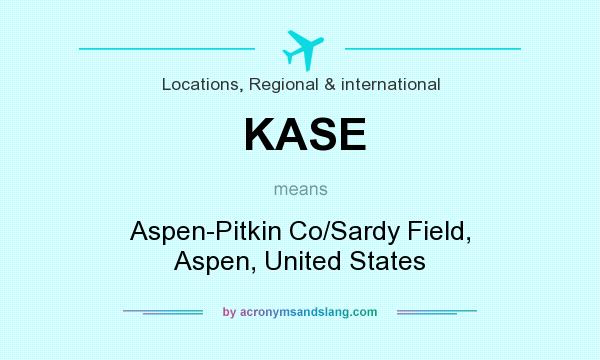 What does KASE mean? It stands for Aspen-Pitkin Co/Sardy Field, Aspen, United States