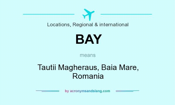 What does BAY mean? It stands for Tautii Magheraus, Baia Mare, Romania