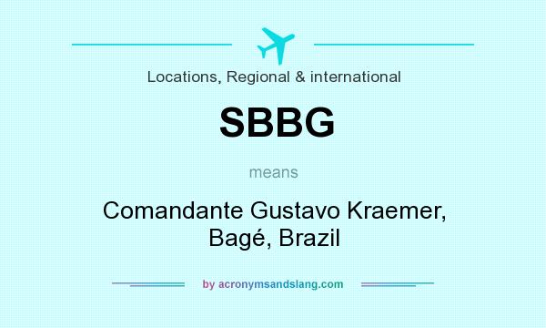 What does SBBG mean? It stands for Comandante Gustavo Kraemer, Bagé, Brazil