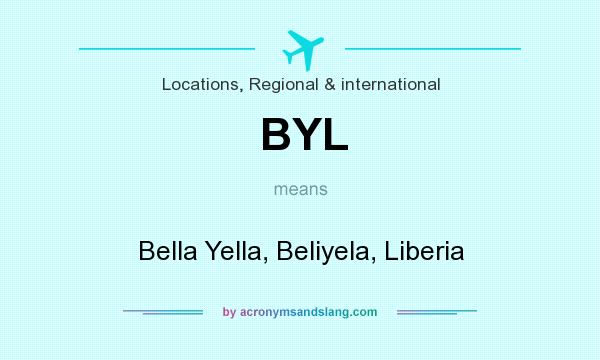 What does BYL mean? It stands for Bella Yella, Beliyela, Liberia