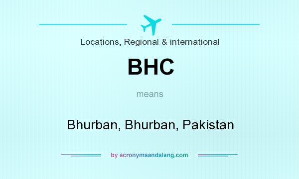 What does BHC mean? It stands for Bhurban, Bhurban, Pakistan