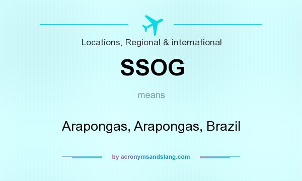 What does SSOG mean? It stands for Arapongas, Arapongas, Brazil