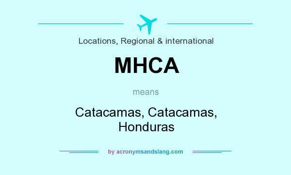 What does MHCA mean? It stands for Catacamas, Catacamas, Honduras