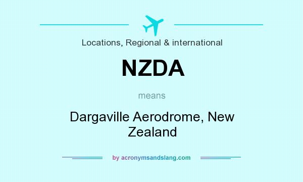 What does NZDA mean? It stands for Dargaville Aerodrome, New Zealand