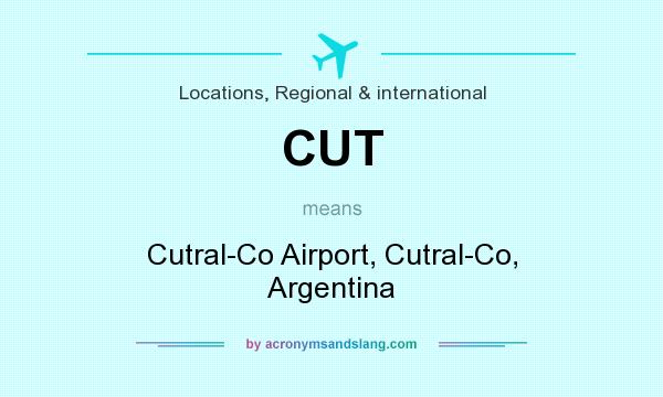 What does CUT mean? It stands for Cutral-Co Airport, Cutral-Co, Argentina