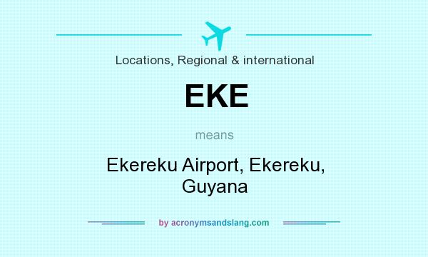 EKE Ekereku Airport Ekereku Guyana In Locations Regional 