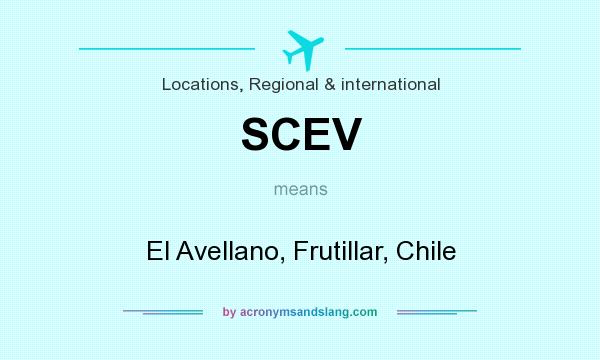 What does SCEV mean? It stands for El Avellano, Frutillar, Chile