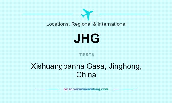 What does JHG mean? It stands for Xishuangbanna Gasa, Jinghong, China