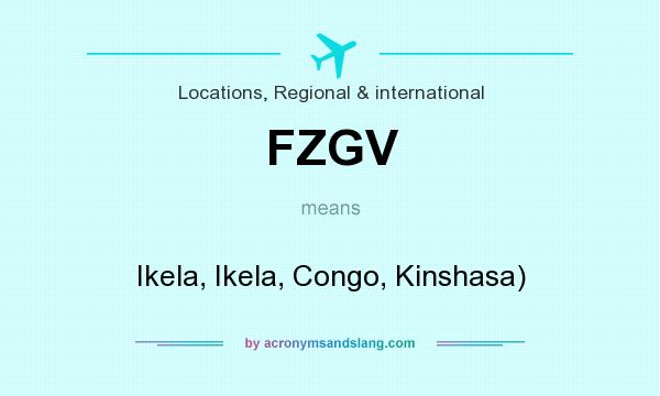 What does FZGV mean? It stands for Ikela, Ikela, Congo, Kinshasa)
