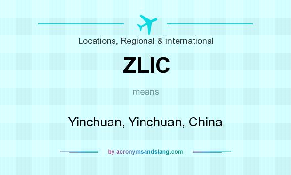 What does ZLIC mean? It stands for Yinchuan, Yinchuan, China
