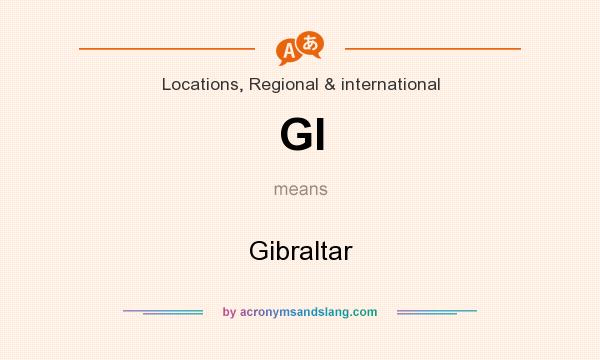 What does GI mean? It stands for Gibraltar