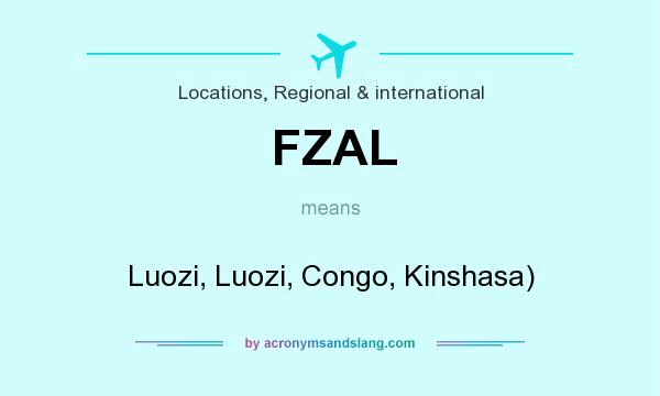 What does FZAL mean? It stands for Luozi, Luozi, Congo, Kinshasa)