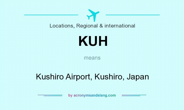 What does KUH mean? It stands for Kushiro Airport, Kushiro, Japan