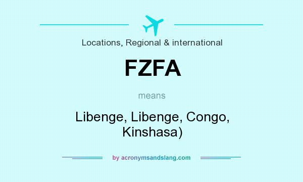 What does FZFA mean? It stands for Libenge, Libenge, Congo, Kinshasa)