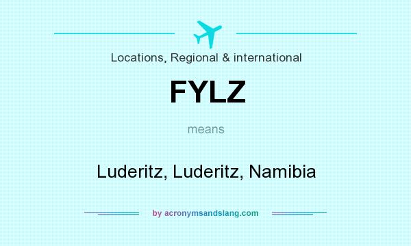 What does FYLZ mean? It stands for Luderitz, Luderitz, Namibia