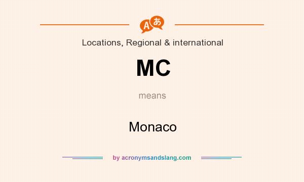What does MC mean? It stands for Monaco