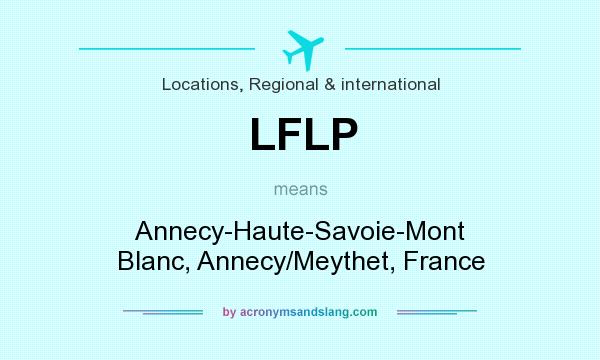 What does LFLP mean? It stands for Annecy-Haute-Savoie-Mont Blanc, Annecy/Meythet, France
