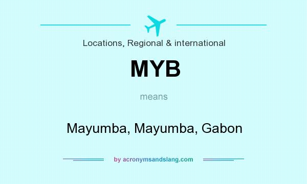 What does MYB mean? It stands for Mayumba, Mayumba, Gabon