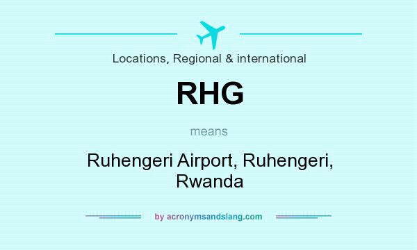 What does RHG mean? It stands for Ruhengeri Airport, Ruhengeri, Rwanda