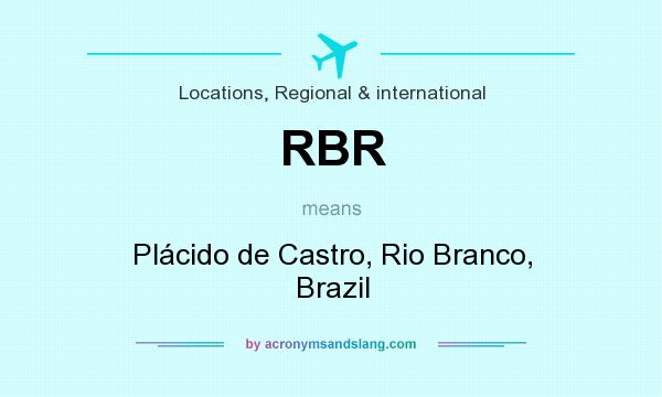 What does RBR mean? It stands for Plácido de Castro, Rio Branco, Brazil