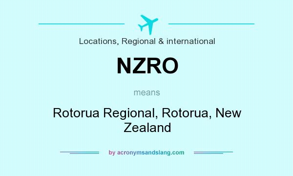 What does NZRO mean? It stands for Rotorua Regional, Rotorua, New Zealand