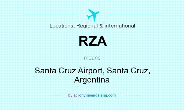What does RZA mean? It stands for Santa Cruz Airport, Santa Cruz, Argentina
