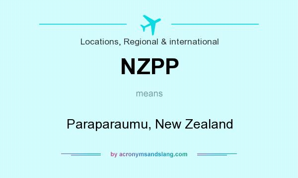 What does NZPP mean? It stands for Paraparaumu, New Zealand