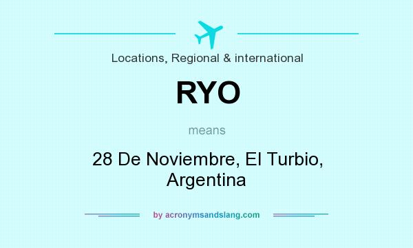 What does RYO mean? It stands for 28 De Noviembre, El Turbio, Argentina