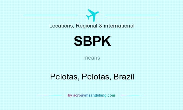 What does SBPK mean? It stands for Pelotas, Pelotas, Brazil