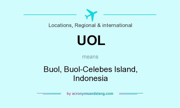 What does UOL mean? It stands for Buol, Buol-Celebes Island, Indonesia