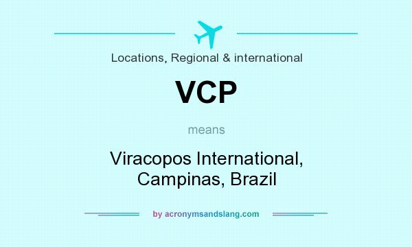 What does VCP mean? It stands for Viracopos International, Campinas, Brazil