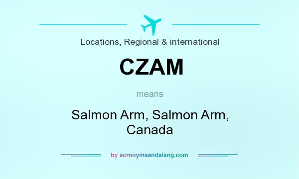 What does CZAM mean? It stands for Salmon Arm, Salmon Arm, Canada