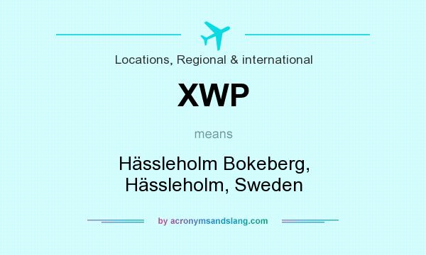 What does XWP mean? It stands for Hässleholm Bokeberg, Hässleholm, Sweden