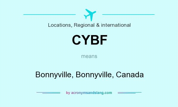 What does CYBF mean? It stands for Bonnyville, Bonnyville, Canada