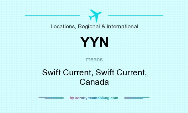 What does YYN mean? It stands for Swift Current, Swift Current, Canada