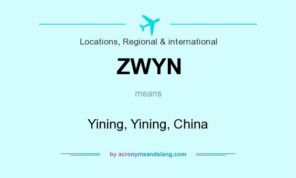 What does ZWYN mean? It stands for Yining, Yining, China
