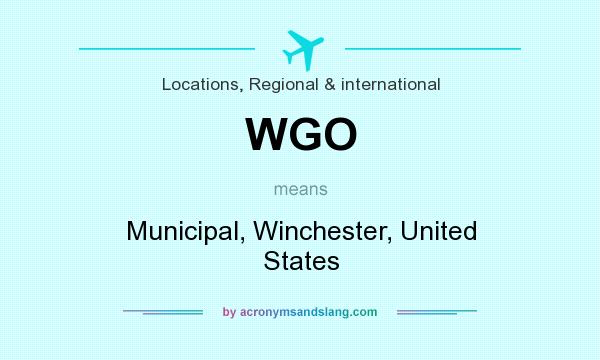What does WGO mean? It stands for Municipal, Winchester, United States