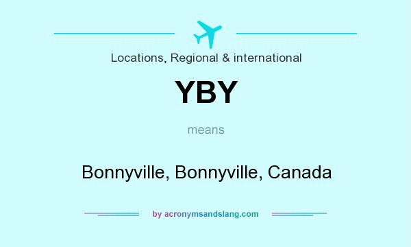What does YBY mean? It stands for Bonnyville, Bonnyville, Canada