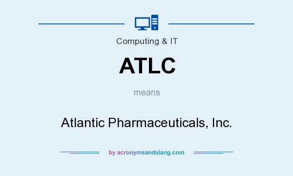 What does ATLC mean? It stands for Atlantic Pharmaceuticals, Inc.