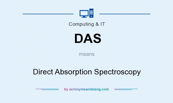 What does DAS mean? It stands for Direct Absorption Spectroscopy