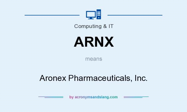 What does ARNX mean? It stands for Aronex Pharmaceuticals, Inc.