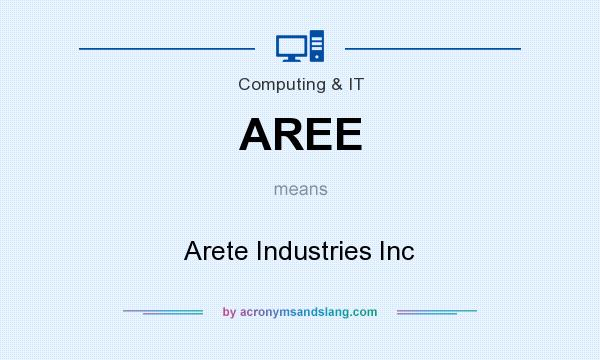 What does AREE mean? It stands for Arete Industries Inc